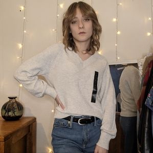 NWT Banana Republic Beige V-neck Sweater